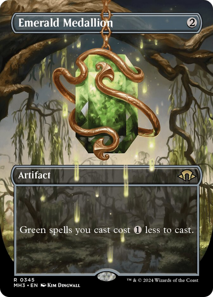 Emerald Medallion (Borderless) [Modern Horizons 3] Magic: The Gathering