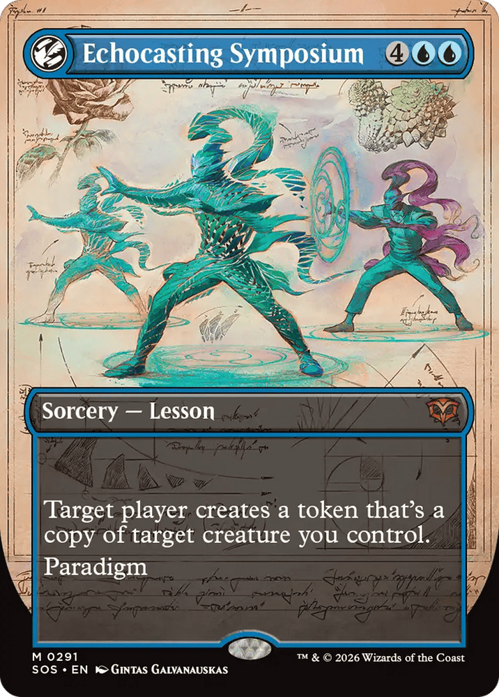 Echocasting Symposium (Borderless) [Secrets of Strixhaven]