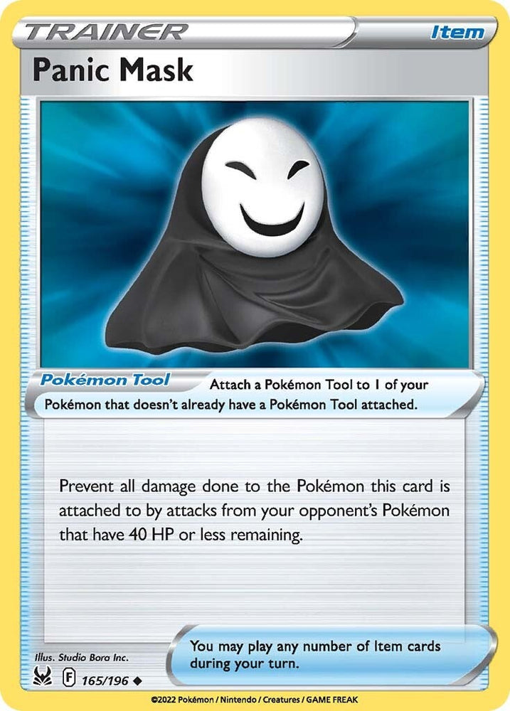 Panic Mask (165/196) [Sword & Shield: Lost Origin] Pokémon