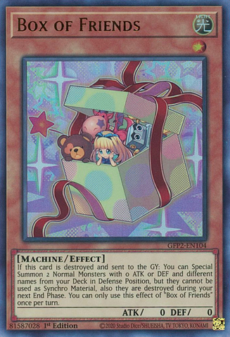 Box of Friends [GFP2-EN104] Ultra Rare - Yugioh Cards For Your TCG Needs!