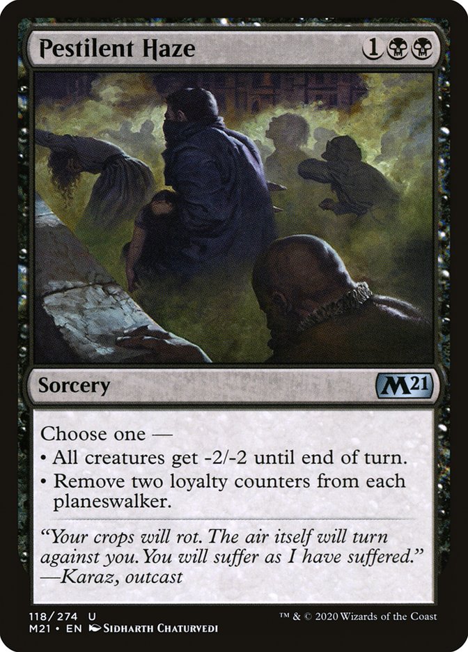 Pestilent Haze [Core Set 2021] Magic: The Gathering