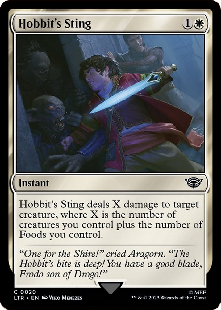 Hobbit's Sting [The Lord of the Rings: Tales of Middle-Earth] Magic: The Gathering