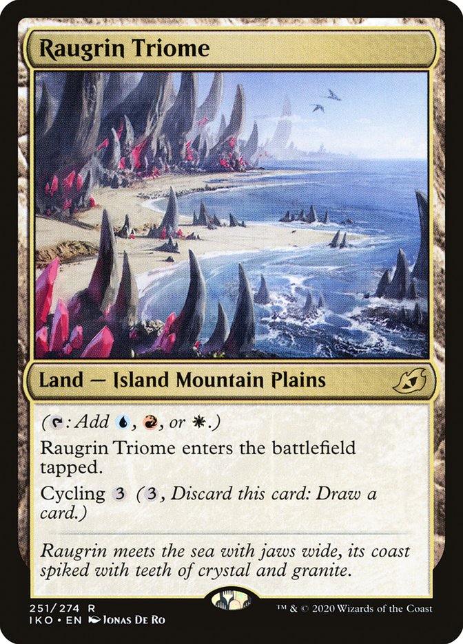 Raugrin Triome [Ikoria: Lair of Behemoths] Magic: The Gathering