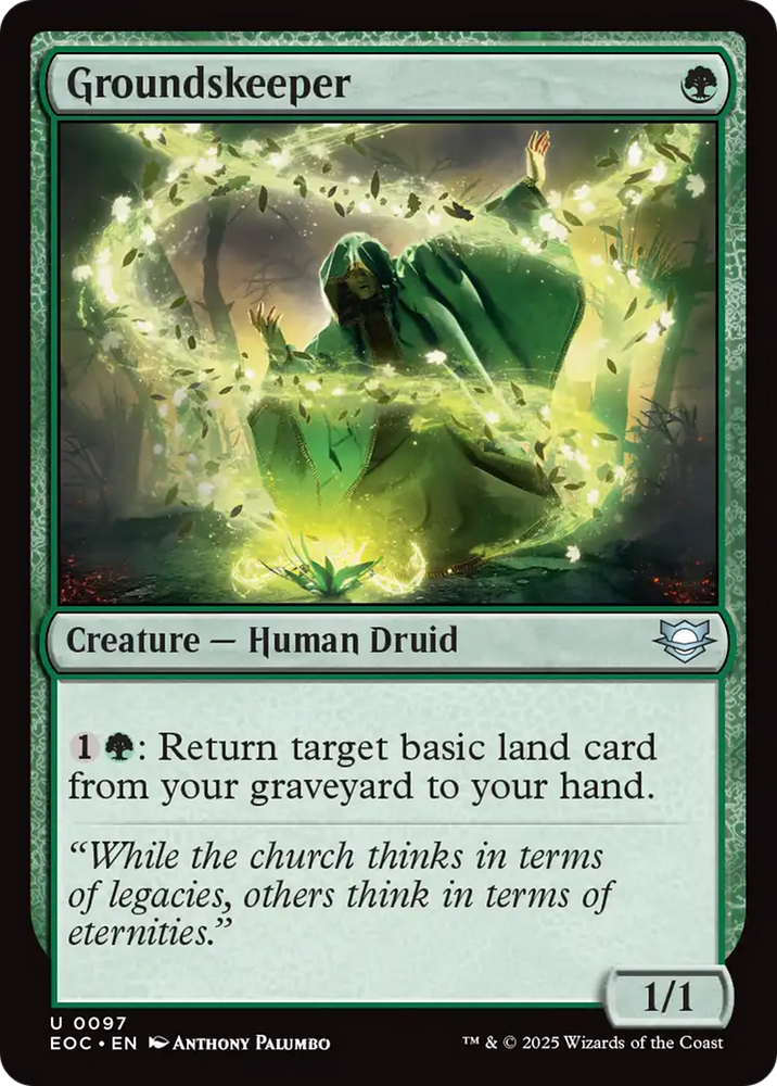 Groundskeeper [Edge of Eternities Commander] Magic: The Gathering