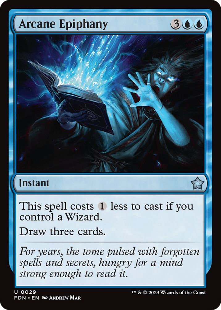 Arcane Epiphany [Foundations] Magic: The Gathering