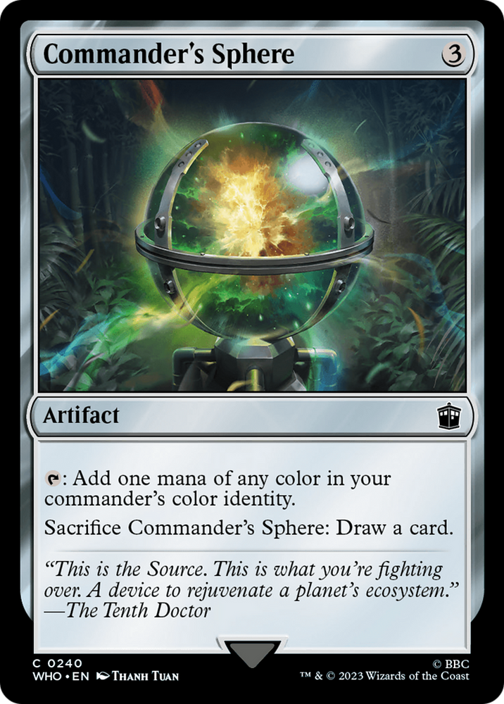 Commander's Sphere [Doctor Who] Magic: The Gathering