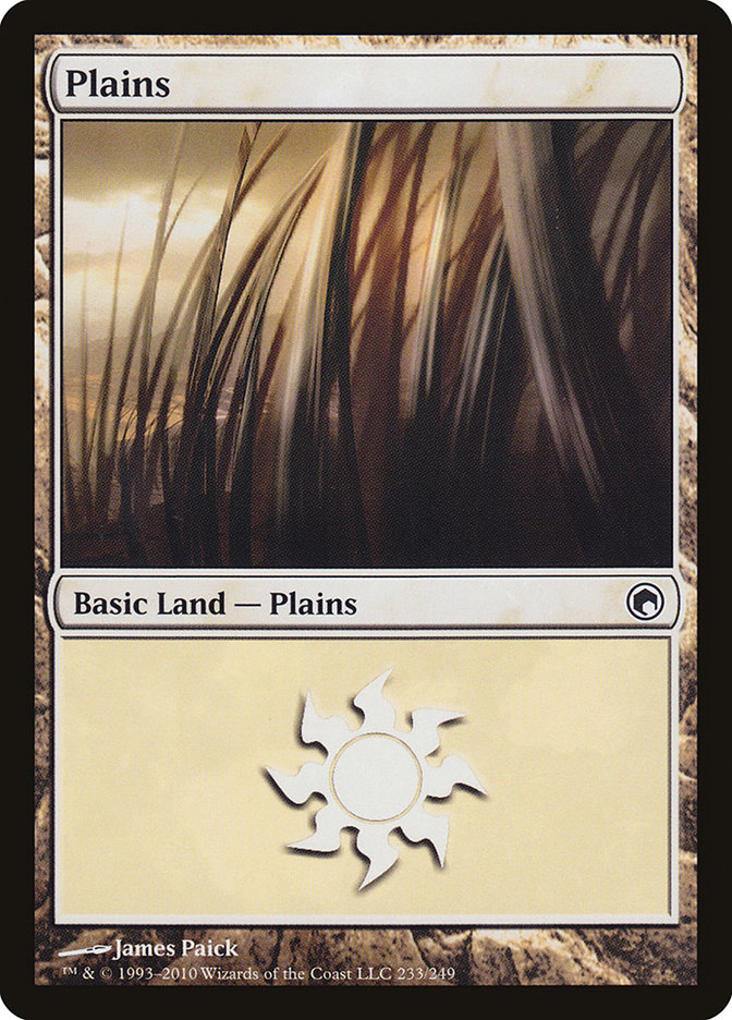 Plains (233) [Scars of Mirrodin] Magic: The Gathering