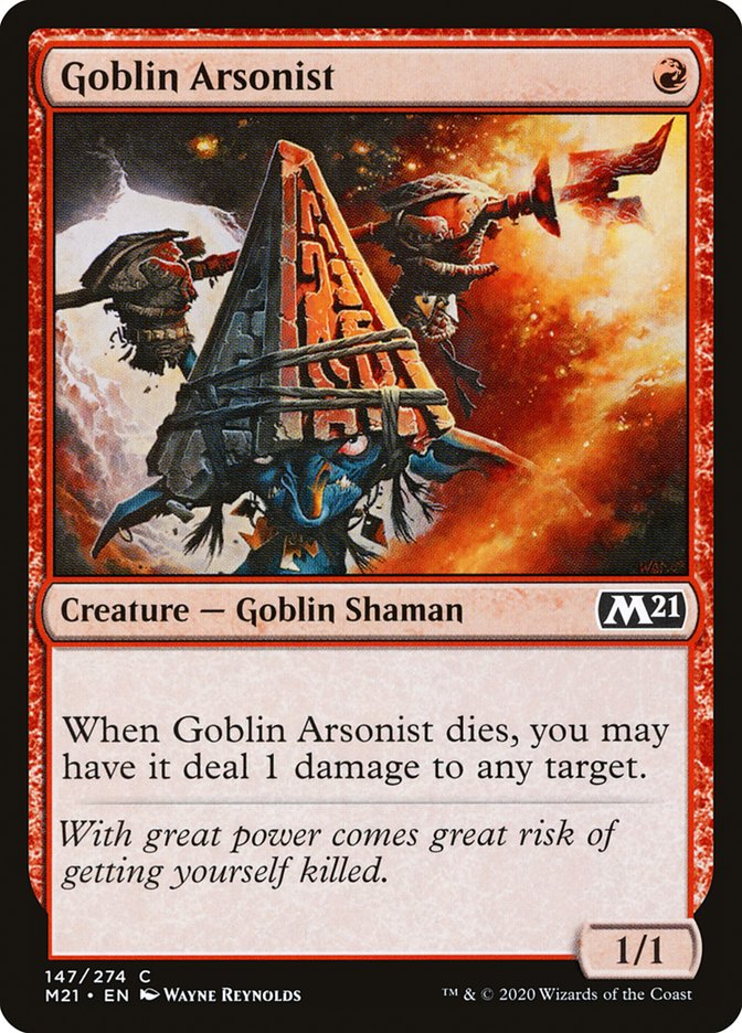 Goblin Arsonist [Core Set 2021] Magic: The Gathering