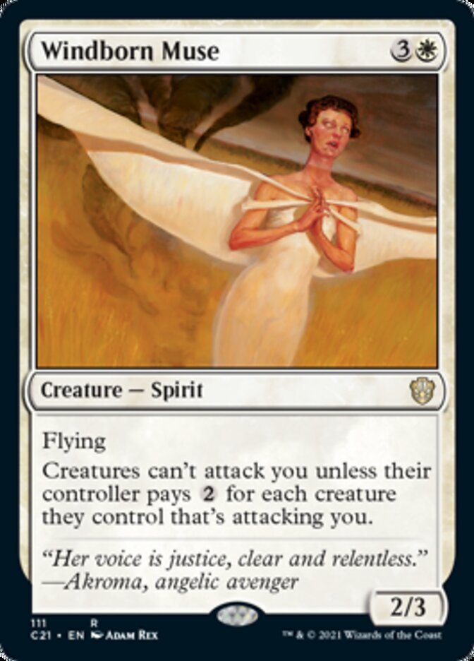 Windborn Muse [Commander 2021] Magic: The Gathering
