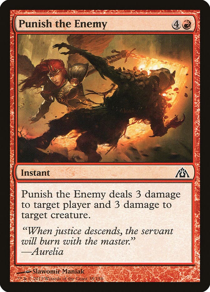 Punish the Enemy [Dragon's Maze] Magic: The Gathering