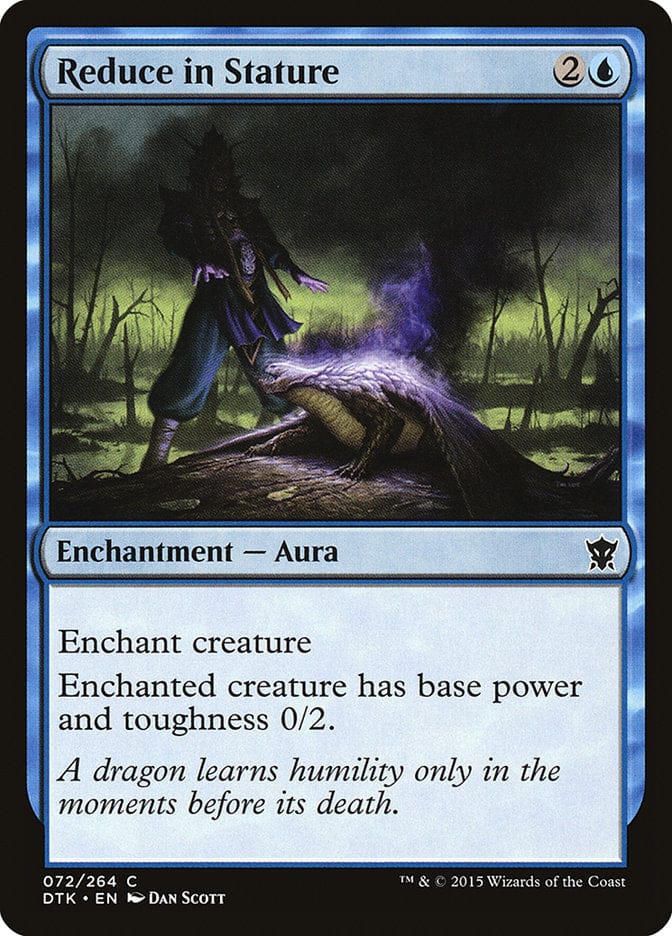 Reduce in Stature [Dragons of Tarkir] Magic: The Gathering