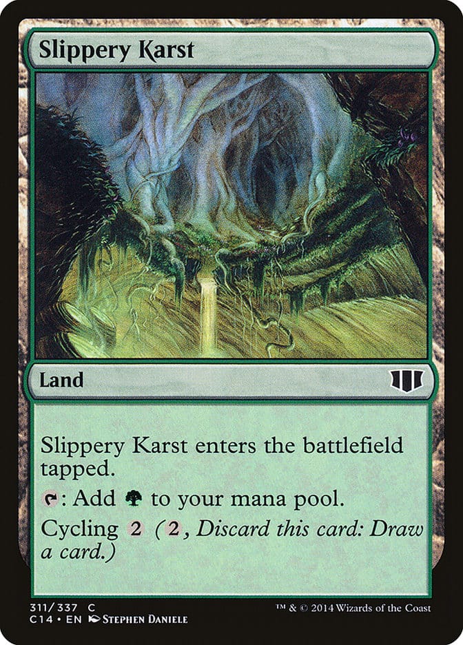 Slippery Karst [Commander 2014] Magic: The Gathering