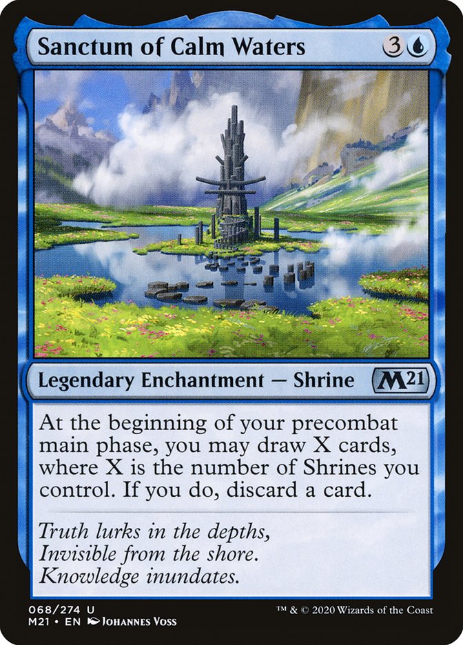 Sanctum of Calm Waters [Core Set 2021] Magic: The Gathering
