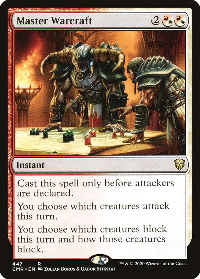Master Warcraft [Commander Legends] Magic: The Gathering