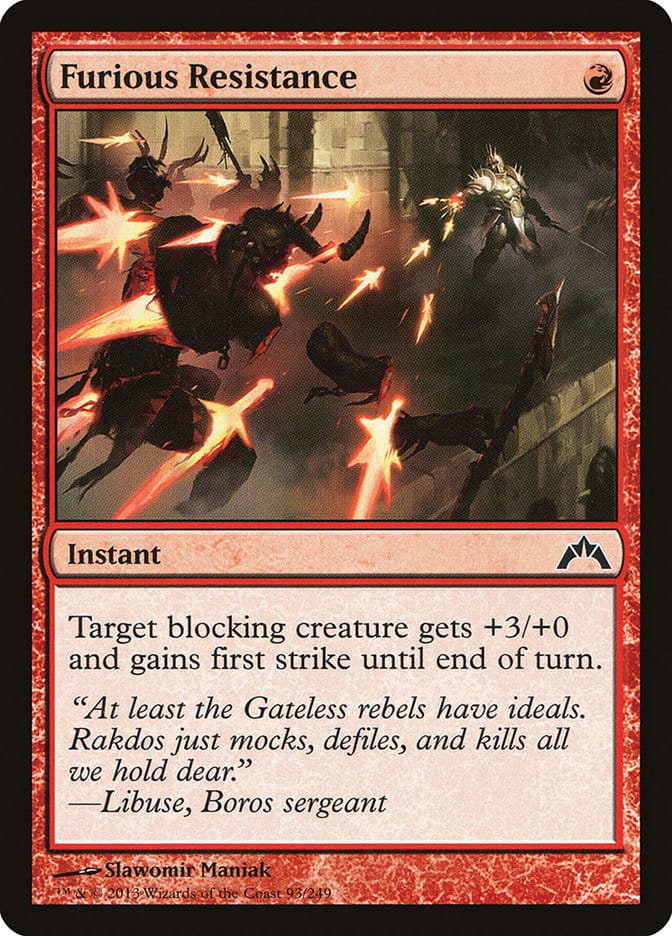 Furious Resistance [Gatecrash] Magic: The Gathering