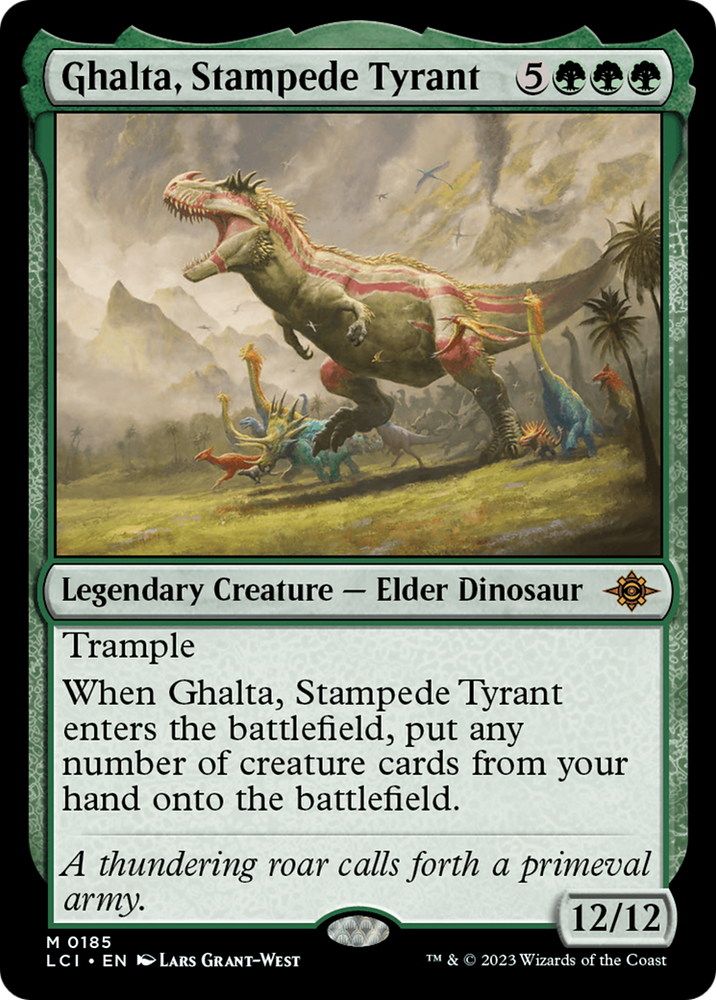 Ghalta, Stampede Tyrant [The Lost Caverns of Ixalan] Magic: The Gathering