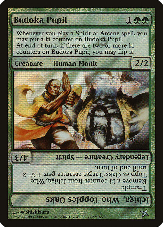 Budoka Pupil // Ichiga, Who Topples Oaks [Betrayers of Kamigawa Promos] Magic: The Gathering