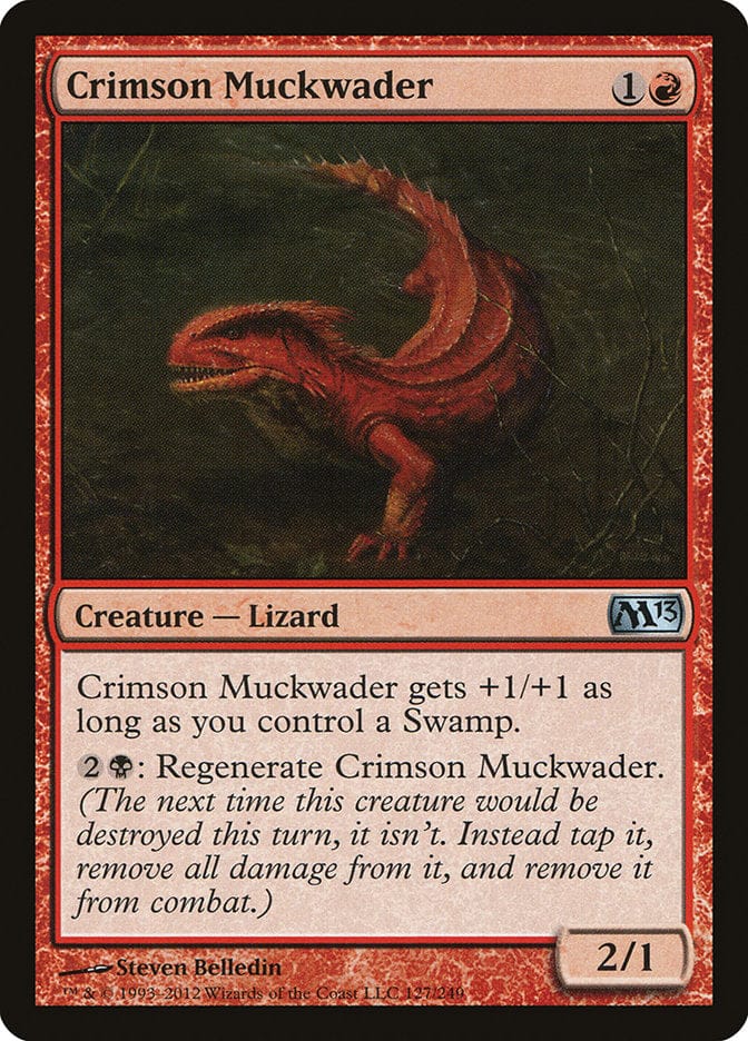 Crimson Muckwader [Magic 2013] Magic: The Gathering