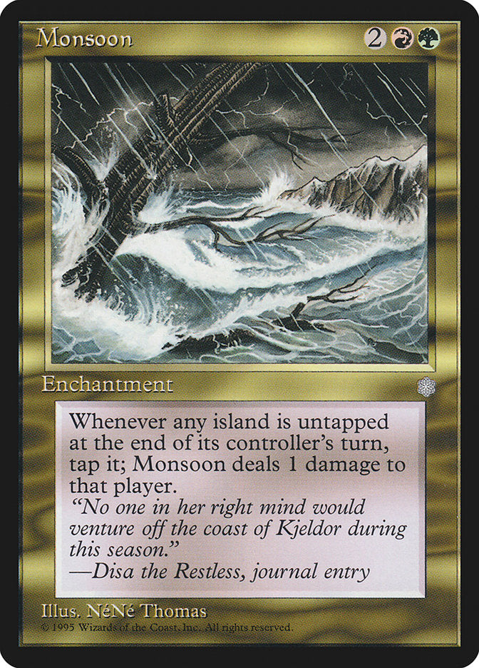 Monsoon [Ice Age] Magic: The Gathering