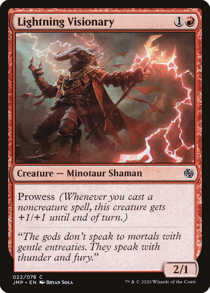 Lightning Visionary [Jumpstart] Magic: The Gathering