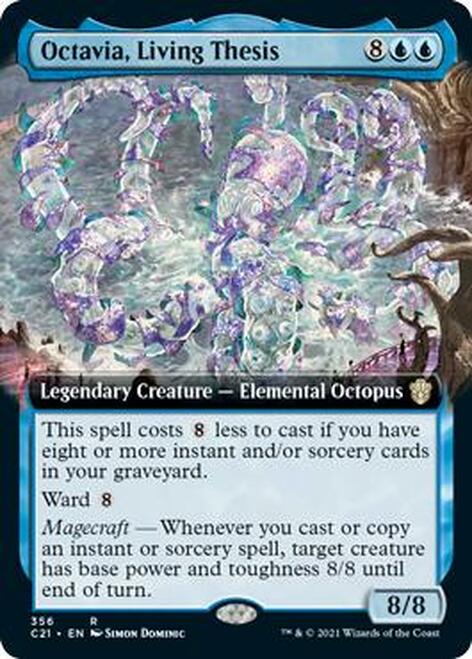 Octavia, Living Thesis (Extended Art) [Commander 2021] Magic: The Gathering