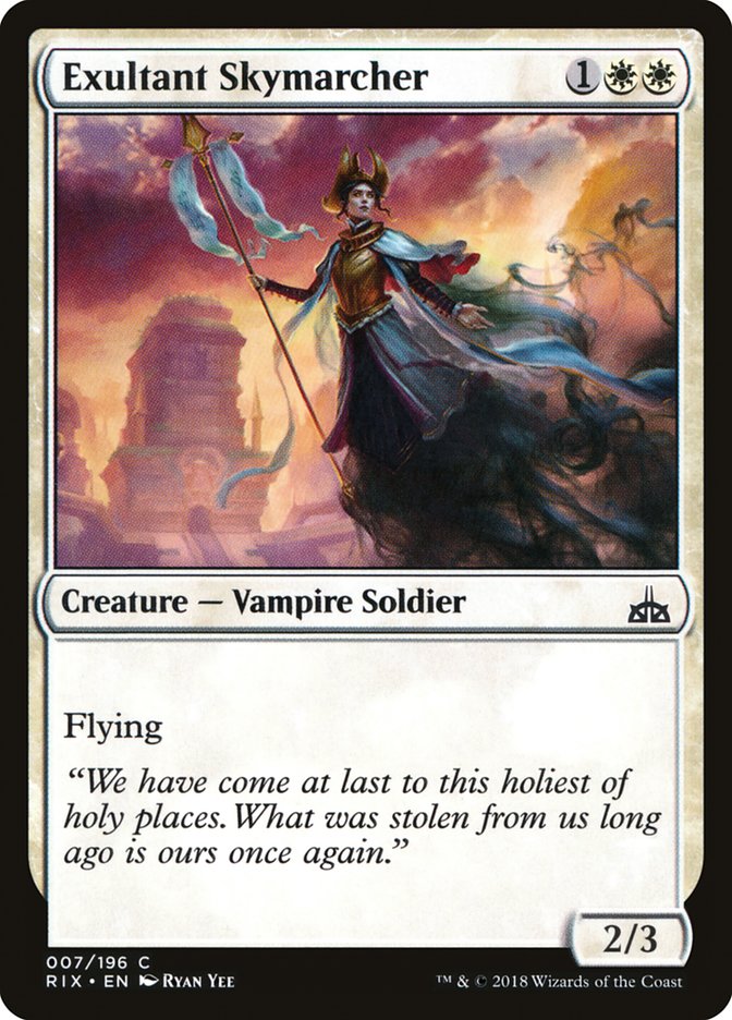 Exultant Skymarcher [Rivals of Ixalan] Magic: The Gathering