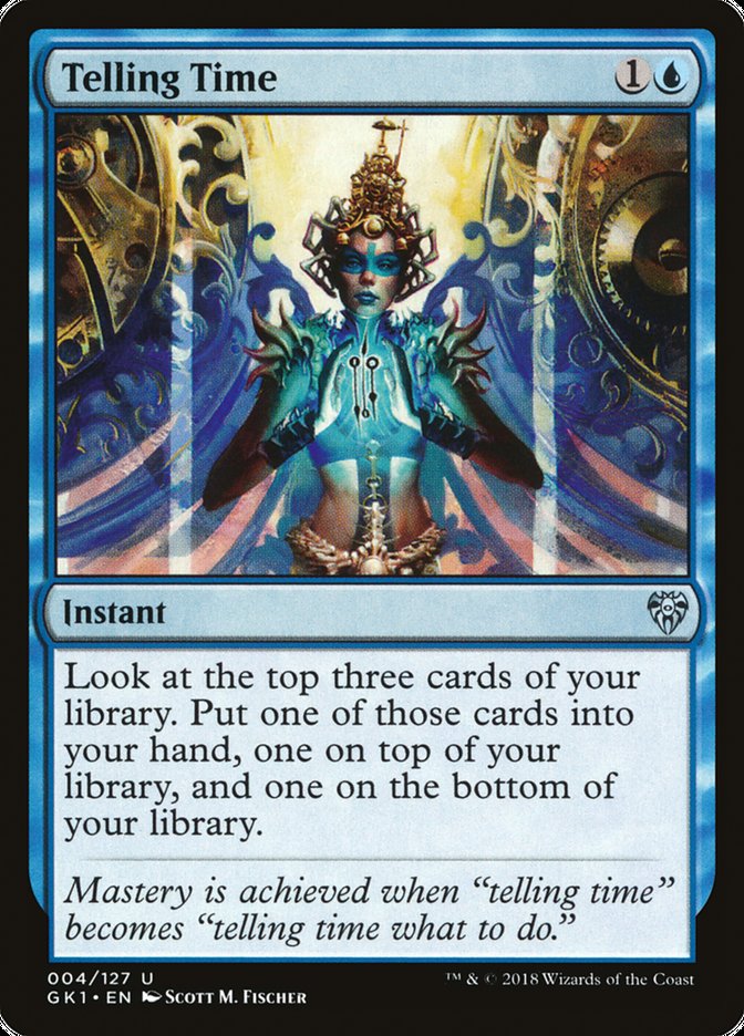 Telling Time [Guilds of Ravnica Guild Kit] Magic: The Gathering