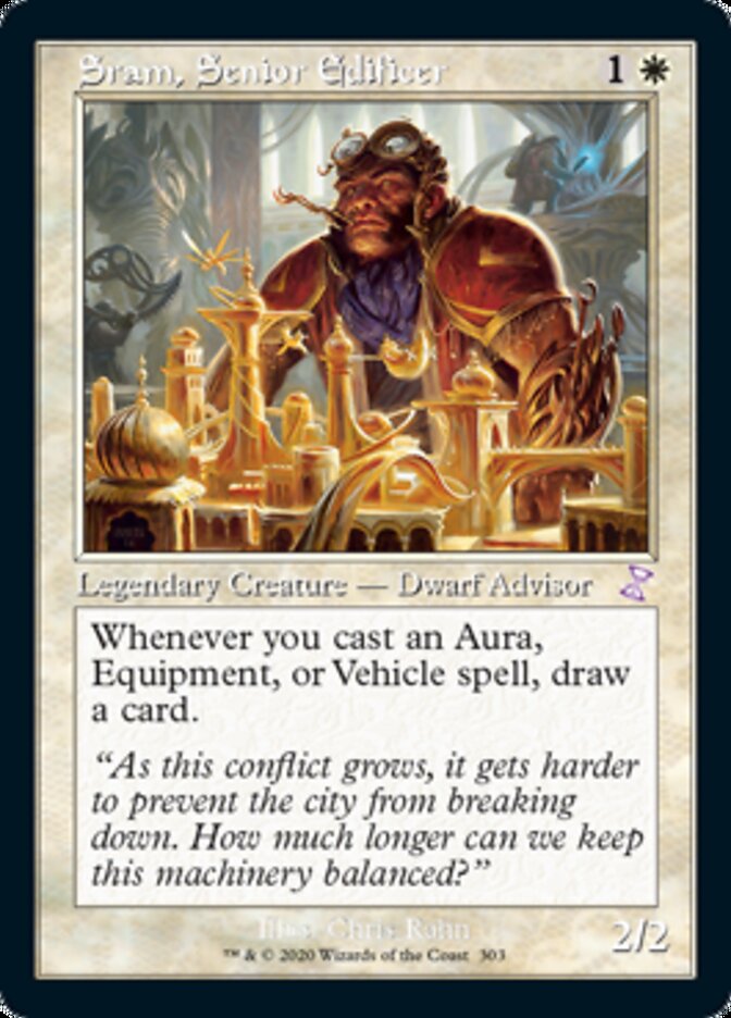 Sram, Senior Edificer (Timeshifted) [Time Spiral Remastered] Magic: The Gathering