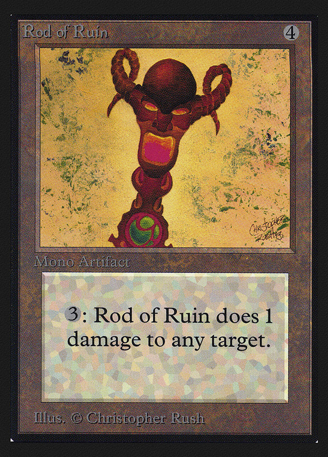 Rod of Ruin [International Collectors' Edition] Magic: The Gathering