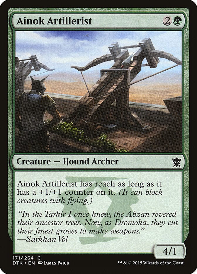 Ainok Artillerist [Dragons of Tarkir] Magic: The Gathering