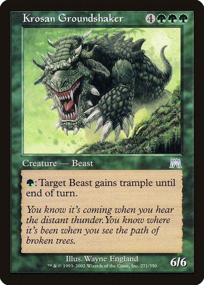 Krosan Groundshaker [Onslaught] Magic: The Gathering
