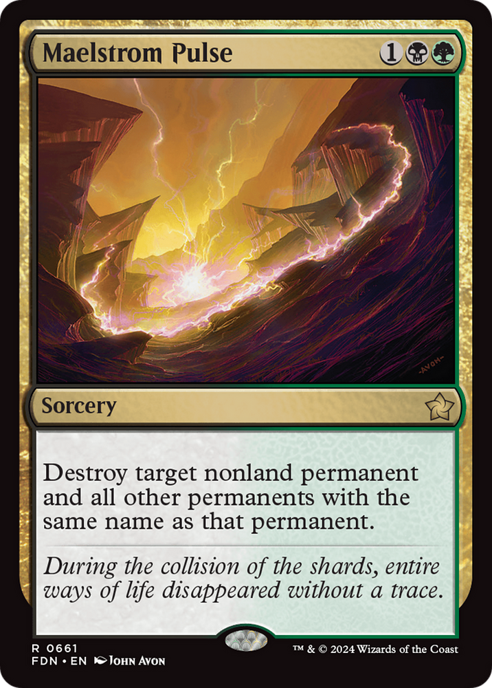 Maelstrom Pulse [Foundations] Magic: The Gathering