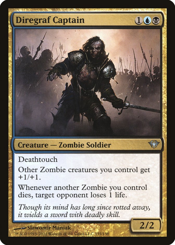Diregraf Captain [Dark Ascension] Magic: The Gathering