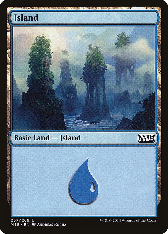 Island (257) [Magic 2015] Magic: The Gathering