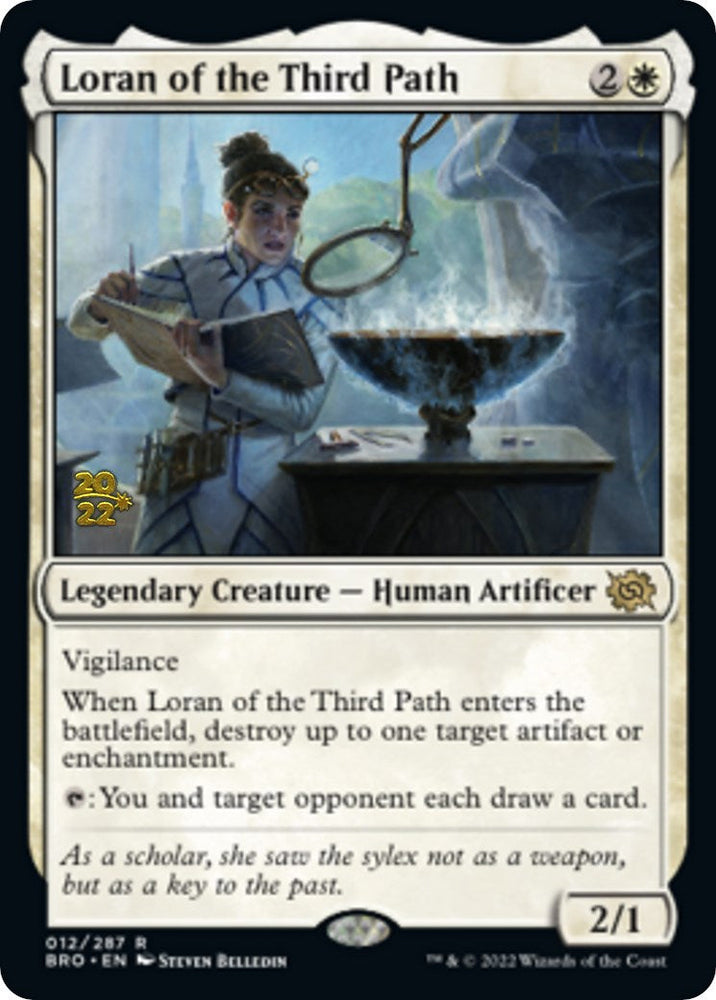 Loran of the Third Path [The Brothers' War Prerelease Promos] Magic: The Gathering