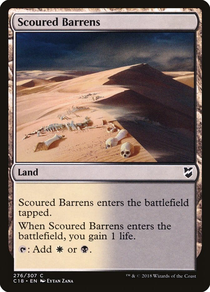 Scoured Barrens [Commander 2018] Magic: The Gathering