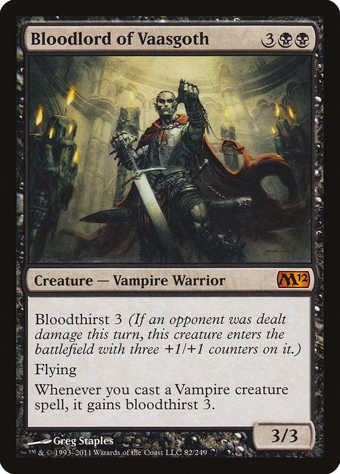 Bloodlord of Vaasgoth [Magic 2012] Magic: The Gathering