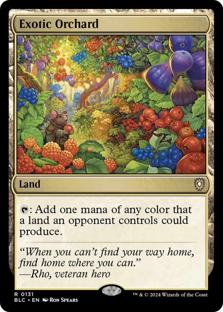 Exotic Orchard [Bloomburrow Commander] Magic: The Gathering