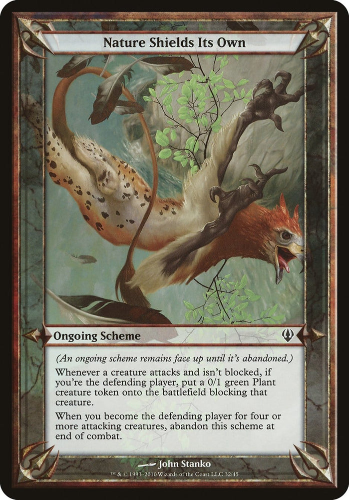 Nature Shields Its Own (Schemes) [Archenemy Schemes] Magic: The Gathering