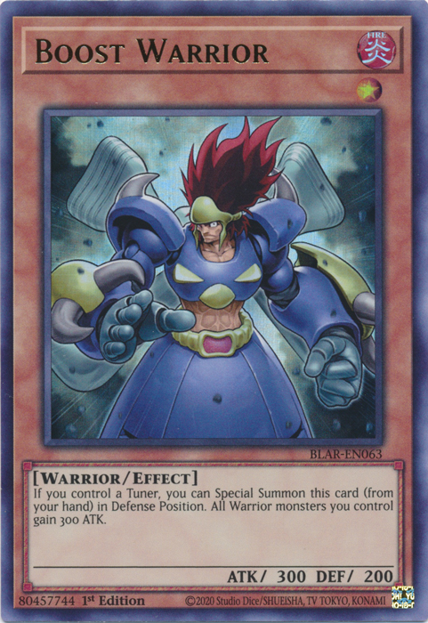 Boost Warrior [BLAR-EN063] Ultra Rare - Yugioh Cards For Your TCG Needs!
