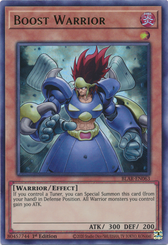 Boost Warrior [BLAR-EN063] Ultra Rare - Yugioh Cards For Your TCG Needs!
