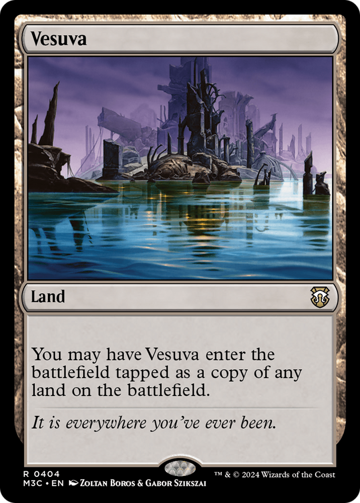 Vesuva (Ripple Foil) [Modern Horizons 3 Commander] Magic: The Gathering
