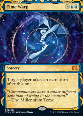 Time Warp (Foil Etched) [Strixhaven: School of Mages Mystical Archive] Magic: The Gathering