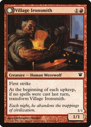 Village Ironsmith // Ironfang [Innistrad] Magic: The Gathering