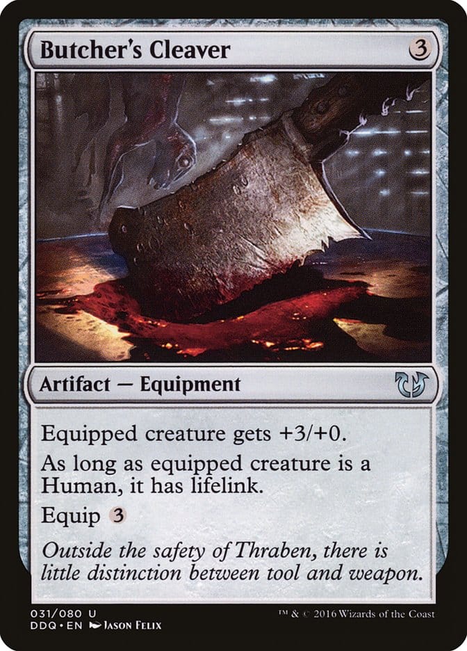 Butcher's Cleaver [Duel Decks: Blessed vs. Cursed] Magic: The Gathering