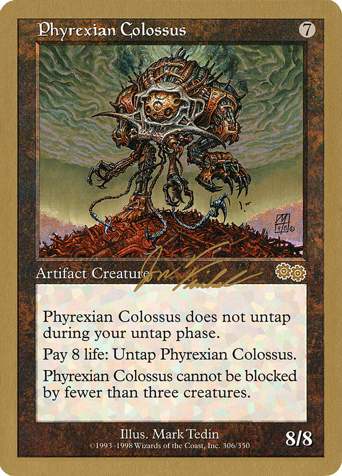 Phyrexian Colossus (Jon Finkel) [World Championship Decks 2000] Magic: The Gathering