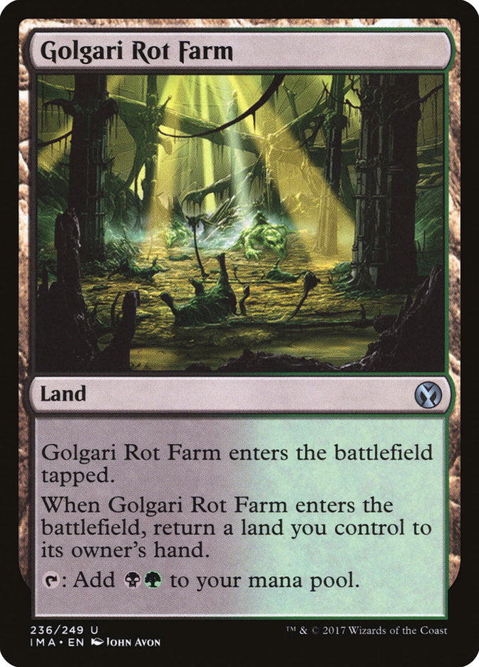 Golgari Rot Farm [Iconic Masters] Magic: The Gathering