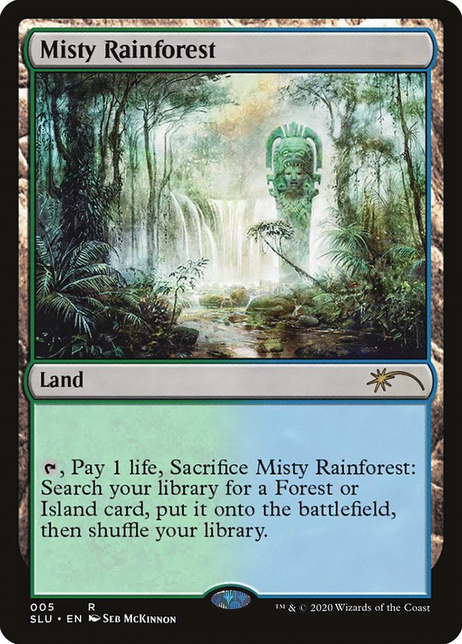Misty Rainforest [Secret Lair: Ultimate Edition] Magic: The Gathering