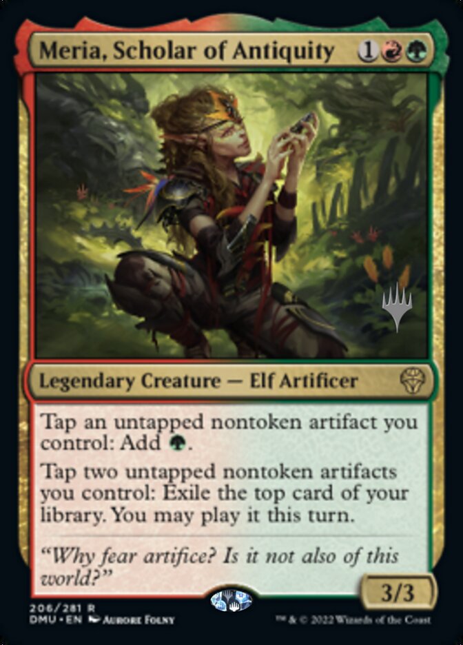 Meria, Scholar of Antiquity (Promo Pack) [Dominaria United Promos] Magic: The Gathering