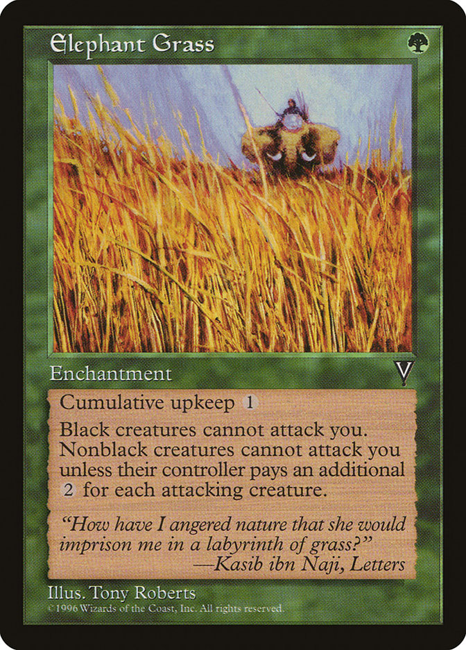 Elephant Grass [Visions] Magic: The Gathering